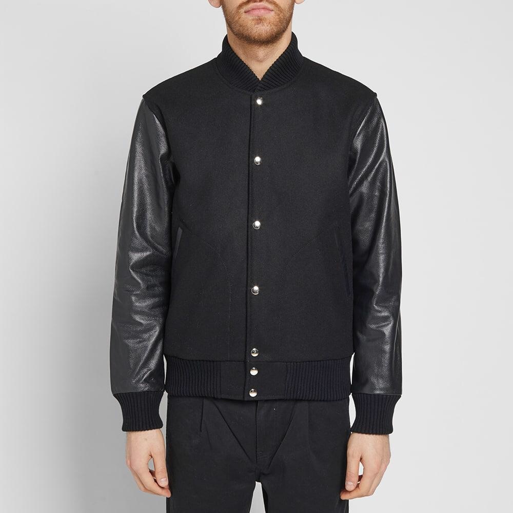 MKI Miyuki-Zoku Classic Leather Varsity Jacket